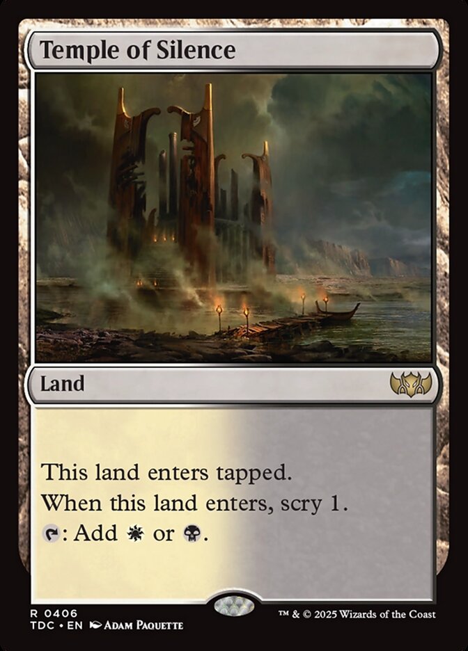 Temple of Silence 406 (Commander: Tarkir: Dragonstorm)  | Good Games Morley