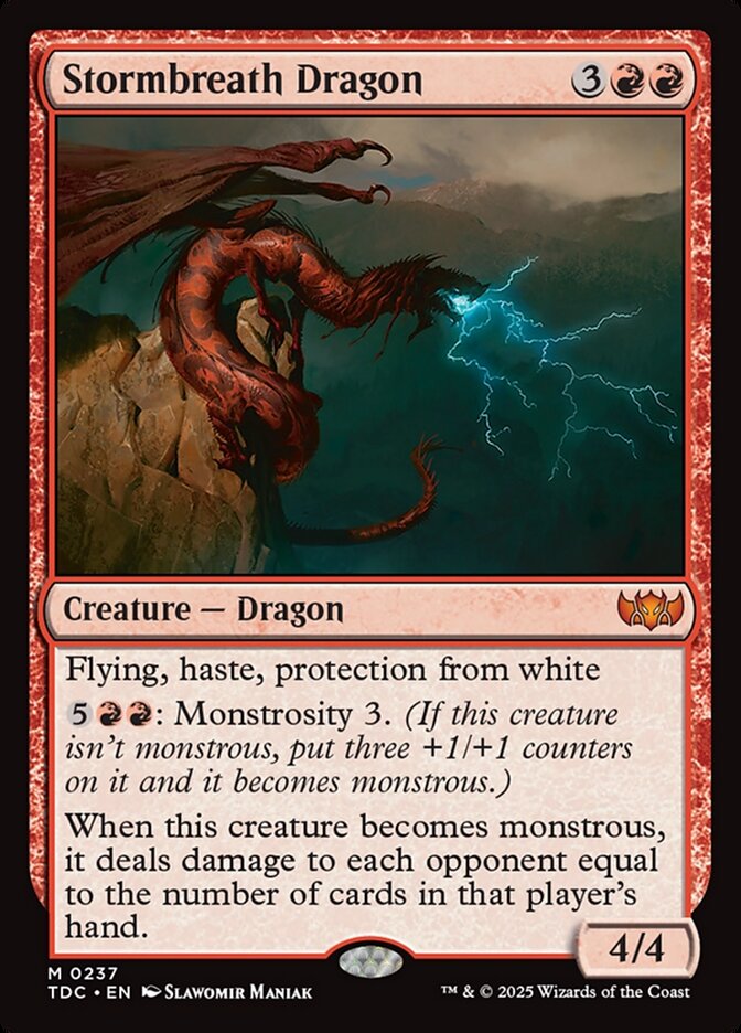 Stormbreath Dragon 237 (Commander: Tarkir: Dragonstorm)  | Good Games Morley