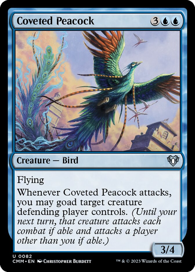 Coveted Peacock 82/451 (Commander Masters)  | Good Games Morley