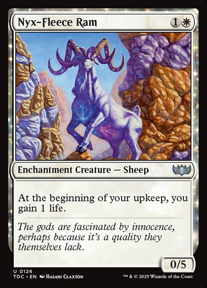 Nyx-Fleece Ram 126 (Commander: Tarkir: Dragonstorm)  | Good Games Morley
