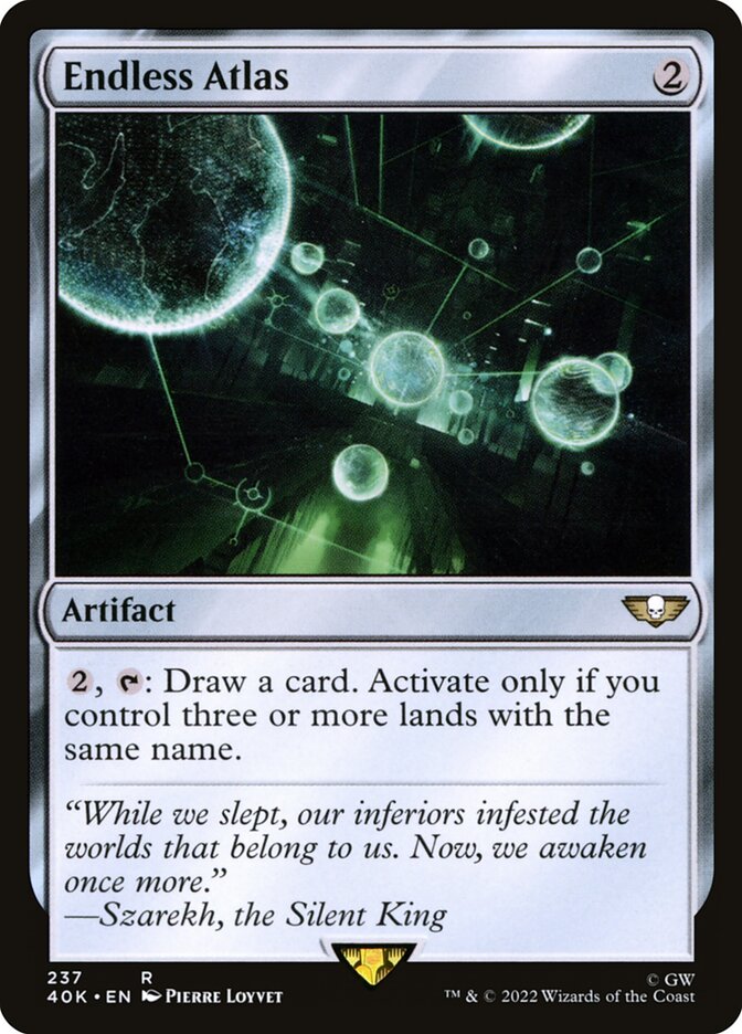 Endless Atlas 237/617 (Universes Beyond: Warhammer 40,000)  | Good Games Morley