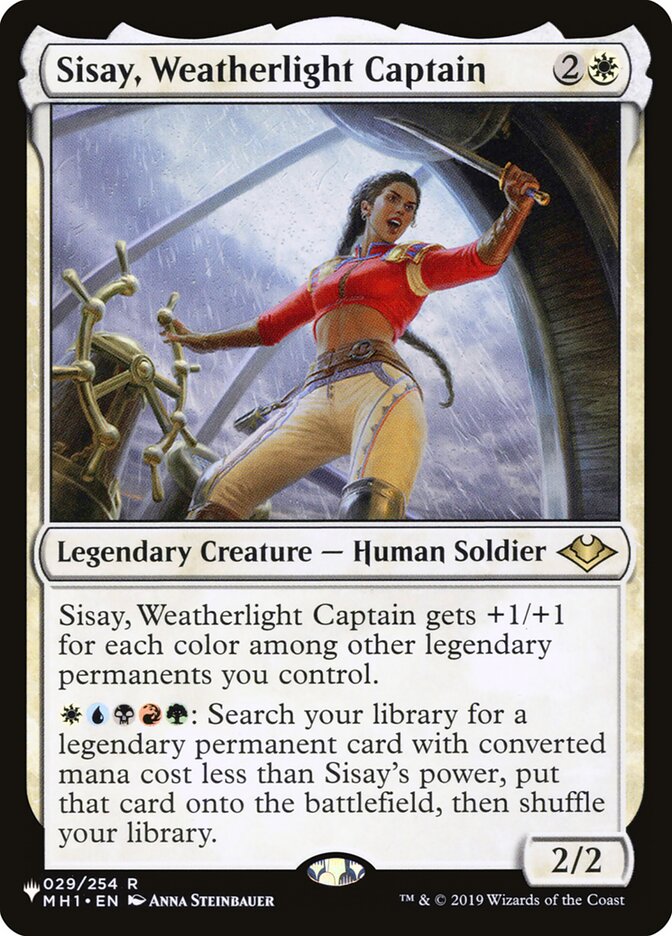 Sisay, Weatherlight Captain 29 (The List Reprints)  | Good Games Morley