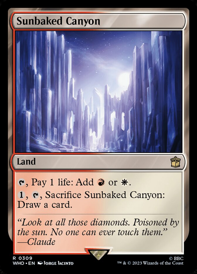 Sunbaked Canyon 309/331 (Universes Beyond: Doctor Who)  | Good Games Morley