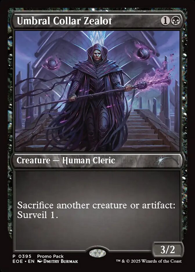 Umbral Collar Zealot 395/276 (Promo Pack: Edge of Eternities)  - Foil | Good Games Morley