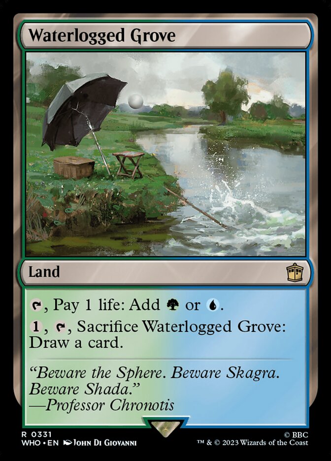 Waterlogged Grove 331 (Universes Beyond: Doctor Who)  - Foil | Good Games Morley
