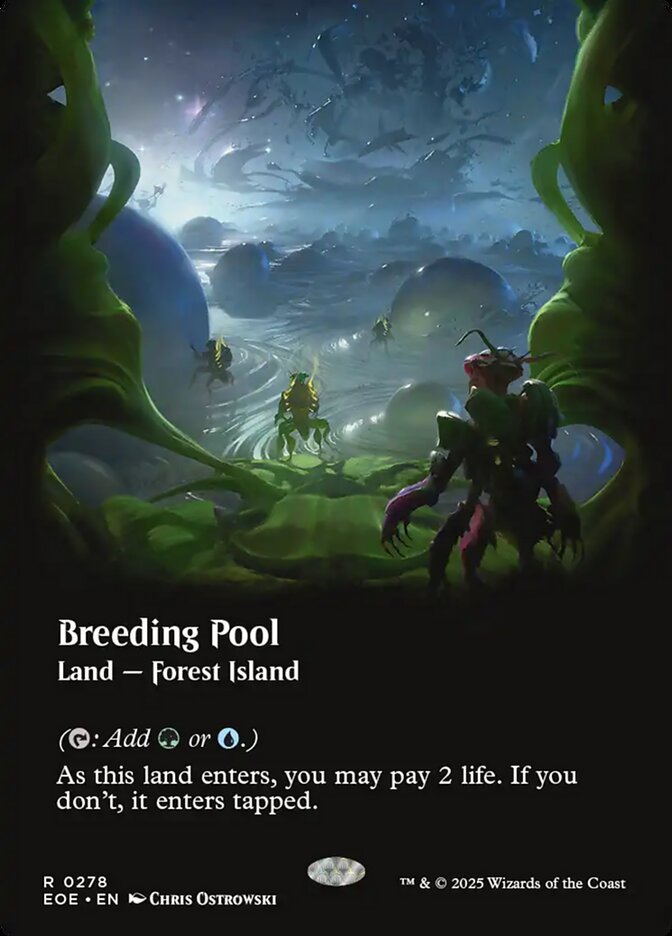 Breeding Pool 278 (Edge of Eternities)  - Borderless Foil | Good Games Morley