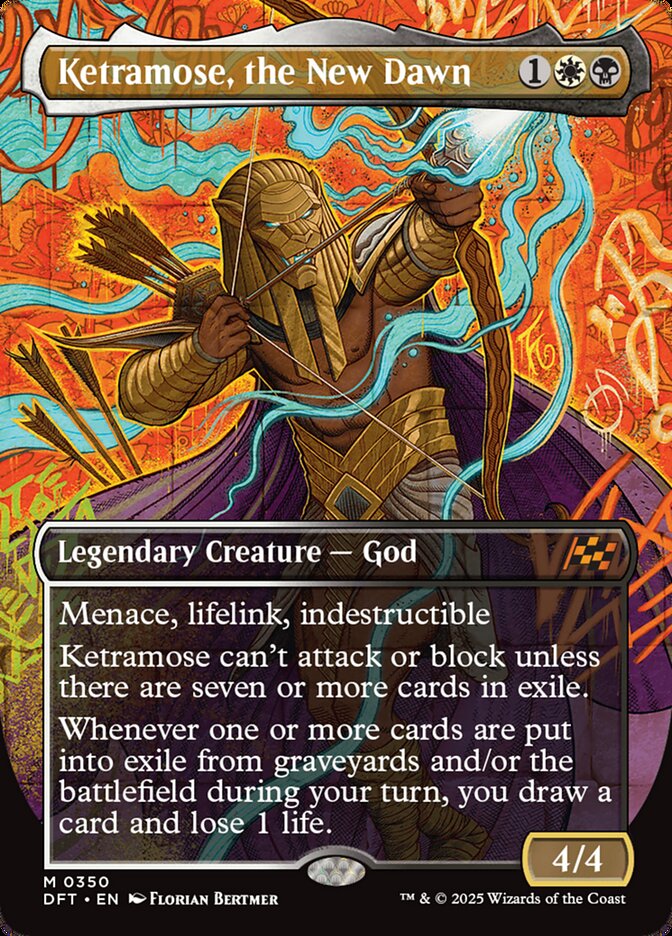 Ketramose, the New Dawn 350/291 (Aetherdrift)  - Borderless | Good Games Morley