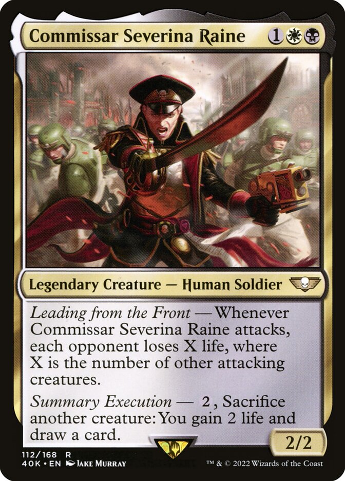 Commissar Severina Raine 112/617 (Universes Beyond: Warhammer 40,000)  | Good Games Morley