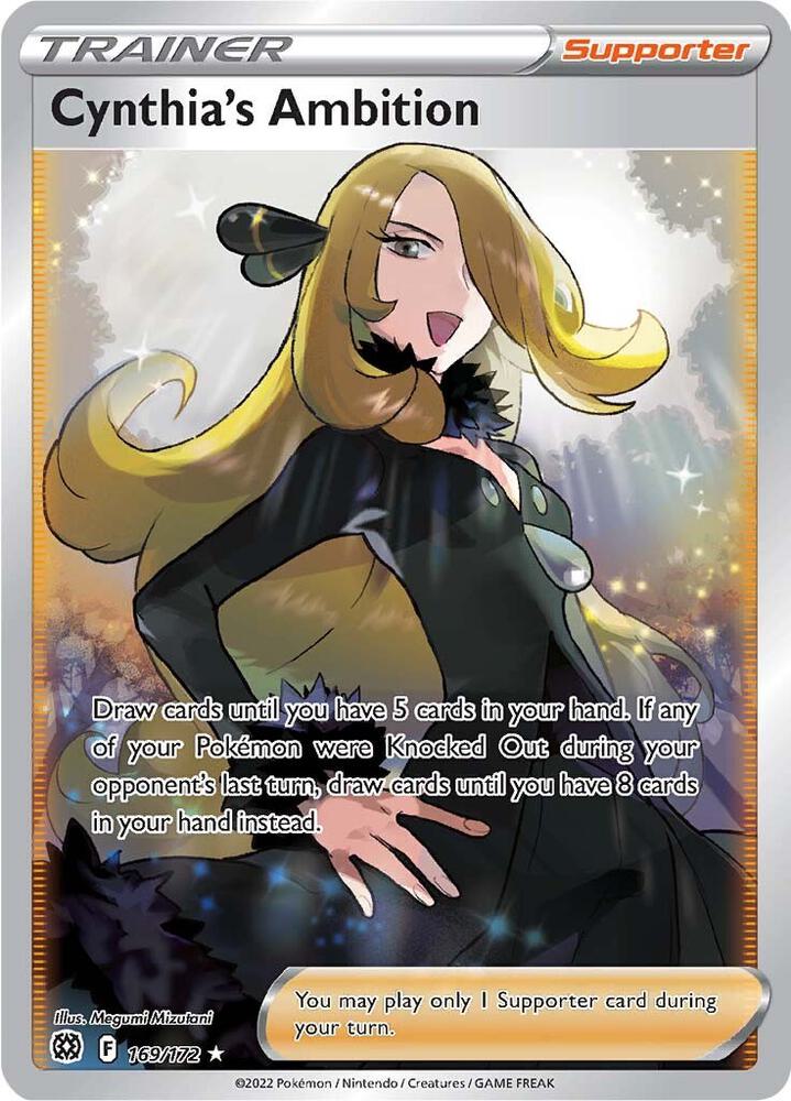 Cynthia's Ambition 169/172 (SWSH09: Brilliant Stars)  - Holofoil | Good Games Morley