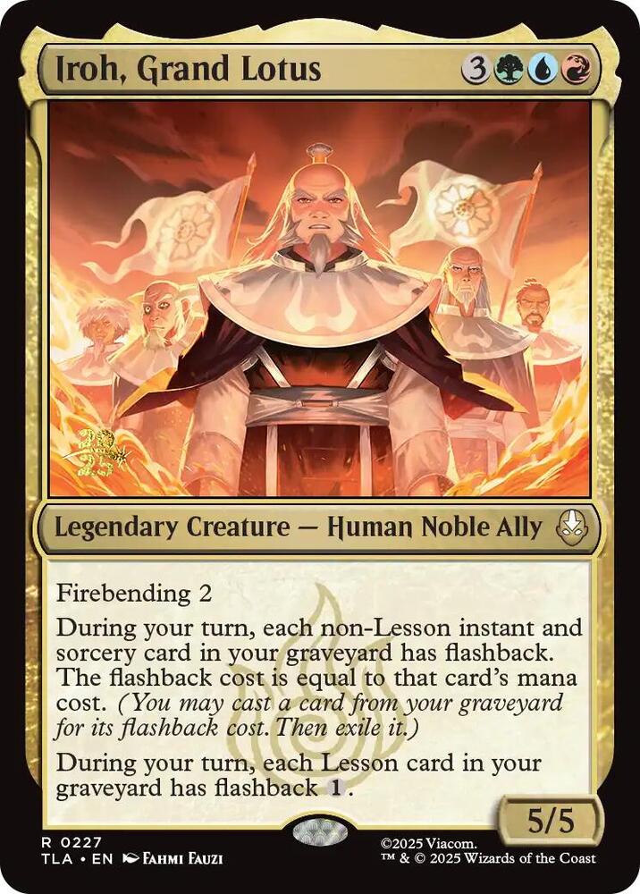 Iroh Grand Lotus 227s/88 (Prerelease Cards)  - Foil | Good Games Morley