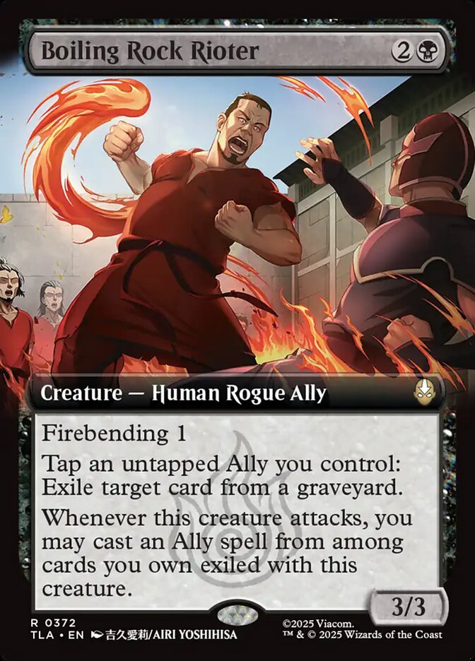 Boiling Rock Rioter  372/286 (Avatar: The Last Airbender)  - Extended Art | Good Games Morley
