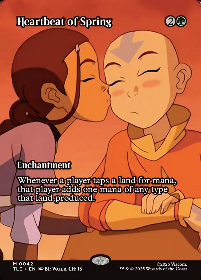 Heartbeat of Spring 42/317 (Avatar: The Last Airbender: Eternal-Legal)  - Borderless Foil | Good Games Morley