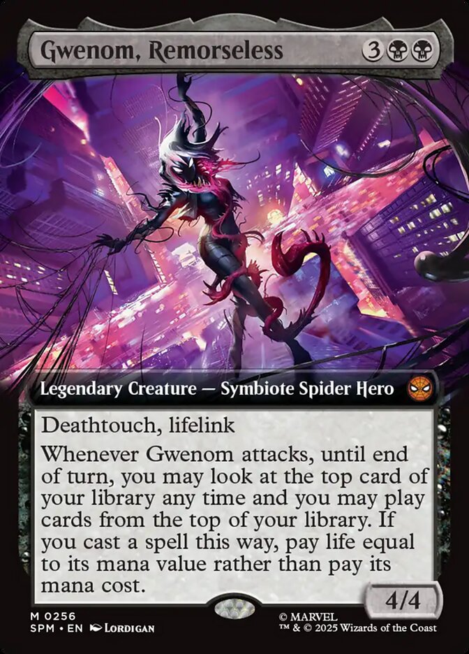 Gwenom Remorseless Extended Art 256 (Marvel's Spider-Man)  - Extended Art | Good Games Morley