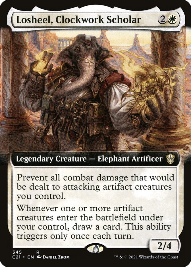 Losheel, Clockwork Scholar 345/81 (Commander 2021)  | Good Games Morley