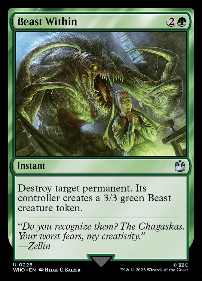 Beast Within 228/331 (Universes Beyond: Doctor Who)  - Foil | Good Games Morley