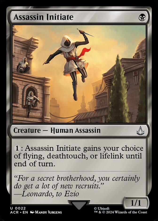 Assassin Initiate 22/110 (Universes Beyond: Assassin's Creed)  | Good Games Morley