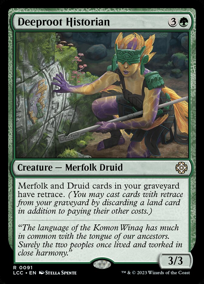 Deeproot Historian 91/370 (Commander: The Lost Caverns of Ixalan)  | Good Games Morley