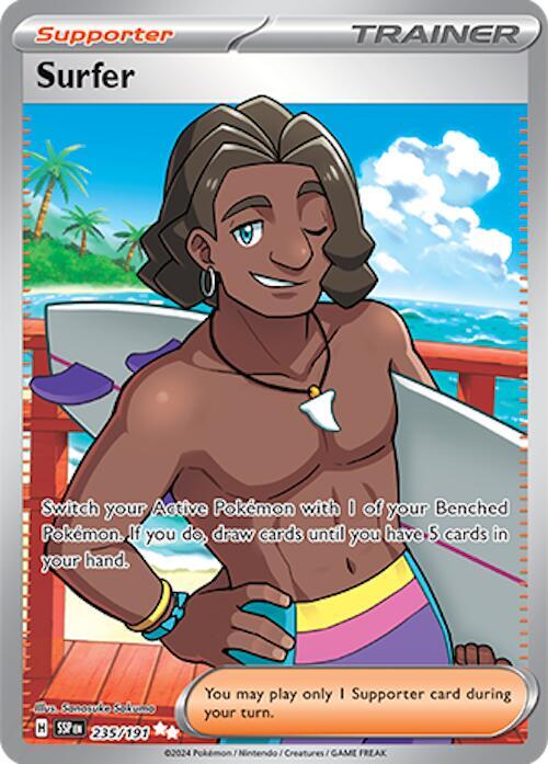 Surfer 235/191 (SV08: Surging Sparks)  - Holofoil | Good Games Morley