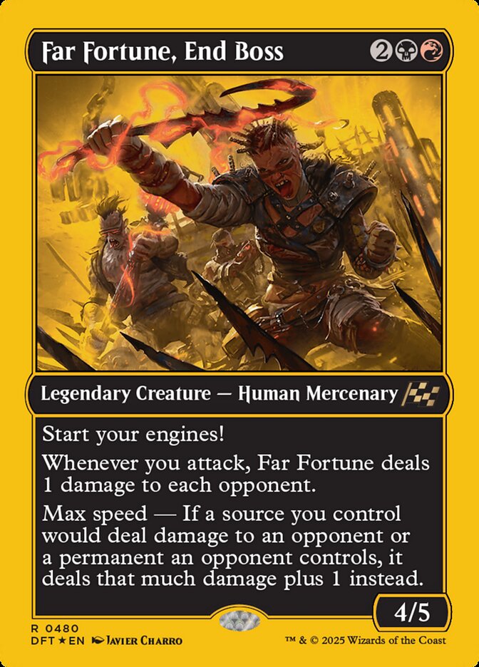 Far Fortune, End Boss 480/291 (Aetherdrift)  - First-Place Foil | Good Games Morley