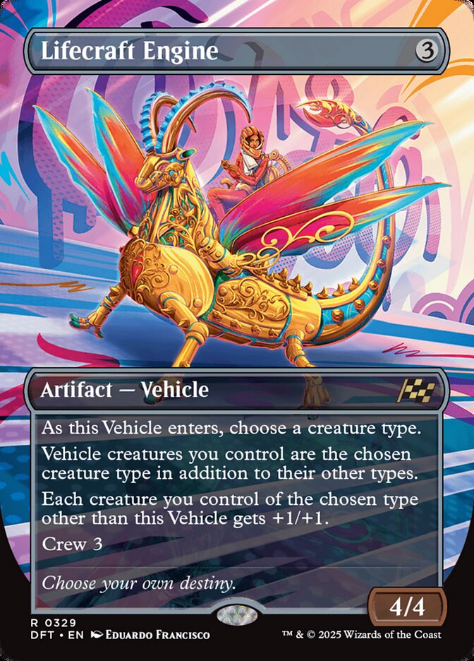 Lifecraft Engine 329/291 (Aetherdrift)  - Borderless Foil | Good Games Morley