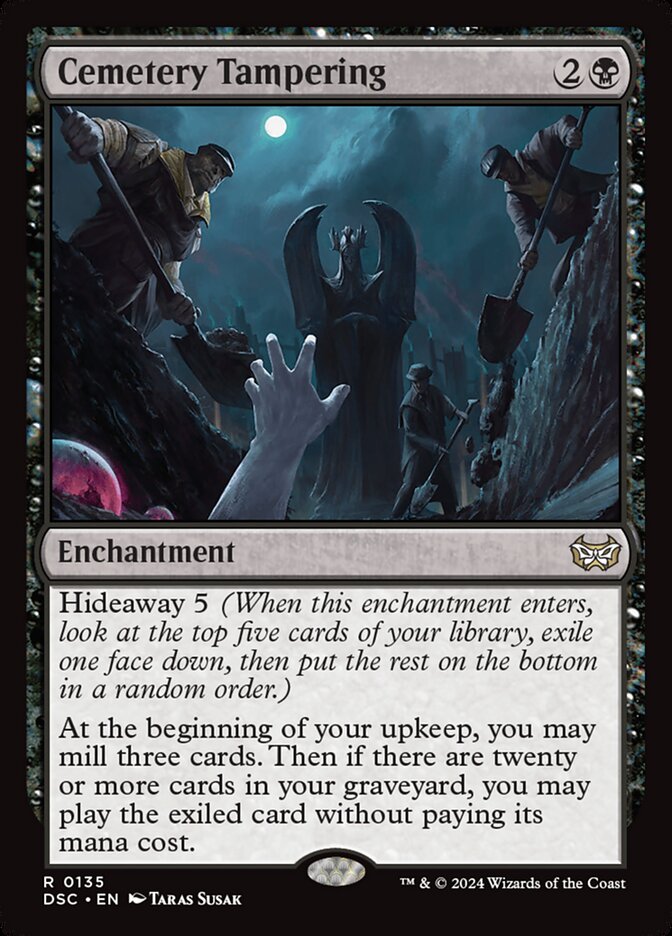Cemetery Tampering 135/40 (Commander: Duskmourn: House of Horror)  | Good Games Morley