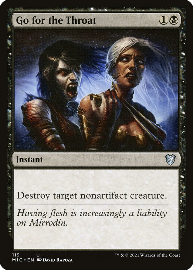 Go for the Throat 119/38 (Commander: Innistrad: Midnight Hunt)  | Good Games Morley