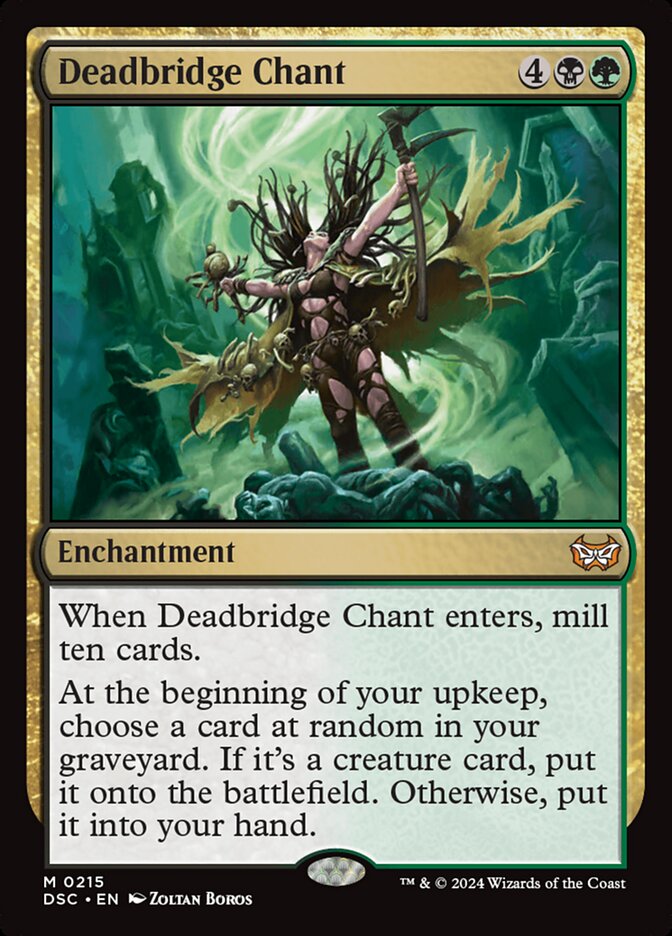 Deadbridge Chant 215/40 (Commander: Duskmourn: House of Horror)  | Good Games Morley