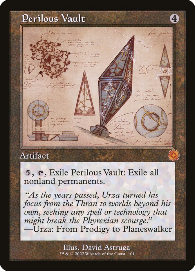 Perilous Vault 101/63 (The Brothers' War: Retro Frame Artifacts)  | Good Games Morley