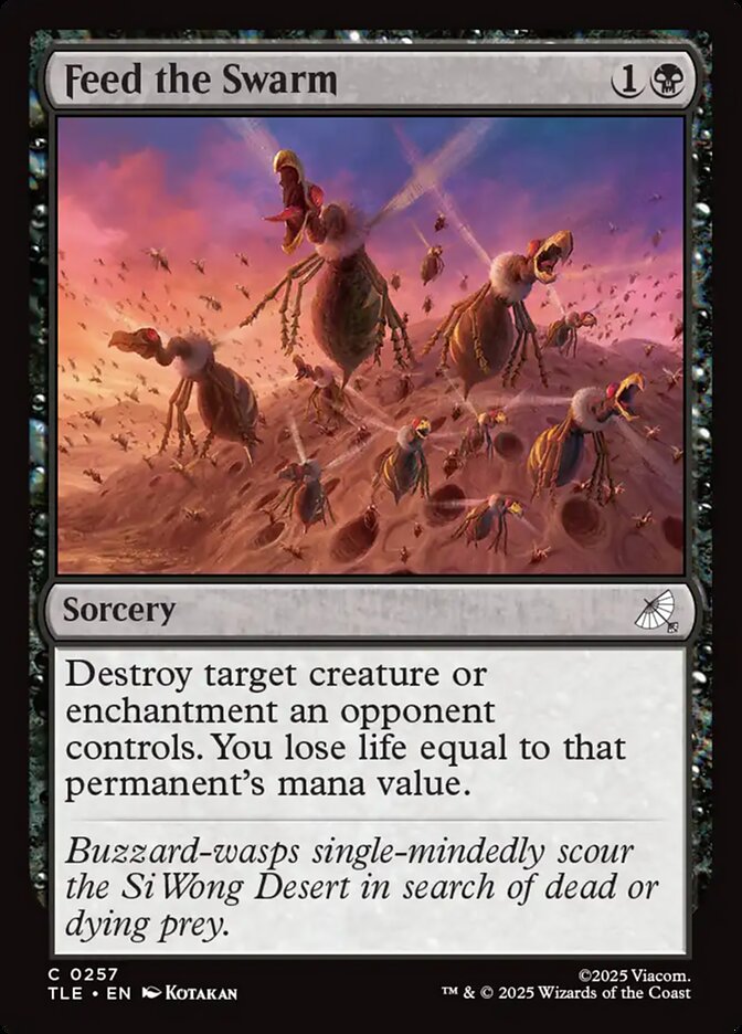 Feed the Swarm 257/317 (Avatar: The Last Airbender: Eternal-Legal)  - Foil | Good Games Morley
