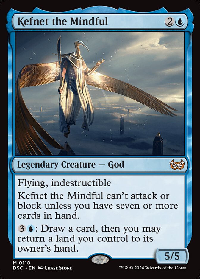 Kefnet the Mindful 118/40 (Commander: Duskmourn: House of Horror)  | Good Games Morley