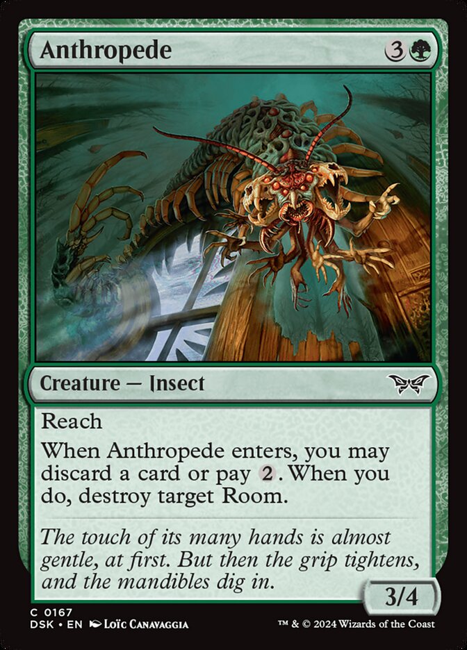 Anthropede 167 (Duskmourn: House of Horror)  | Good Games Morley