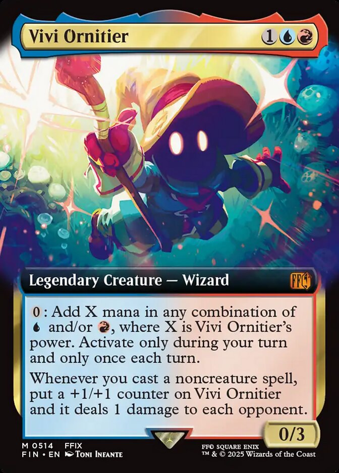 Vivi Ornitier 514 (FINAL FANTASY)  - Extended Art Foil | Good Games Morley