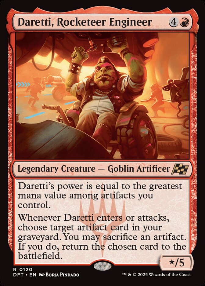Daretti, Rocketeer Engineer 120/291 (Aetherdrift)  - Foil | Good Games Morley