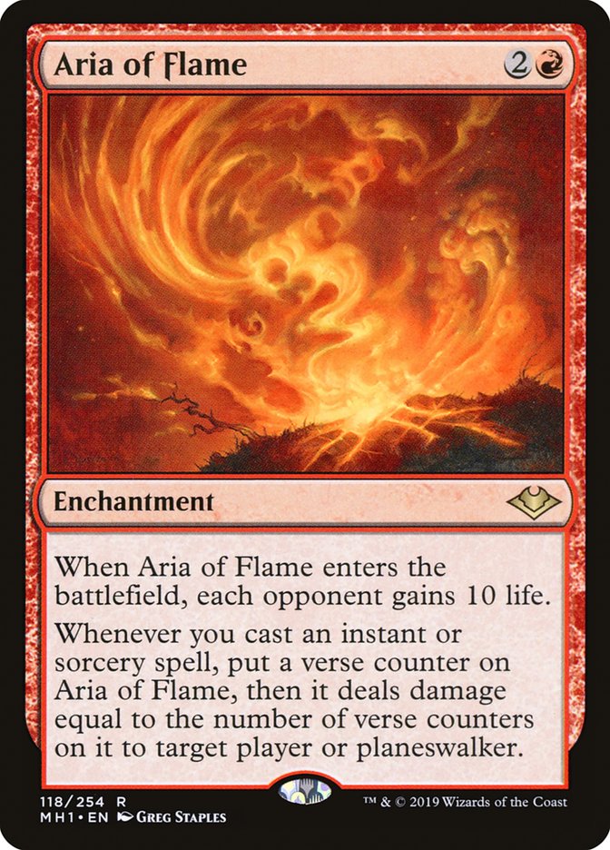 Aria of Flame 118/254 (Modern Horizons)  | Good Games Morley