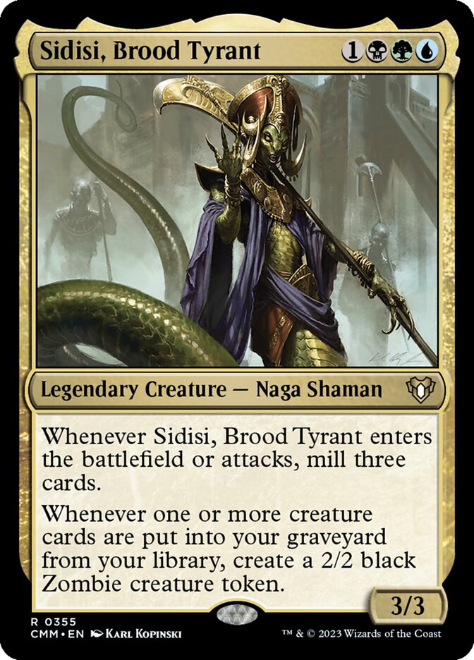 Sidisi, Brood Tyrant 355 (Commander Masters)  | Good Games Morley