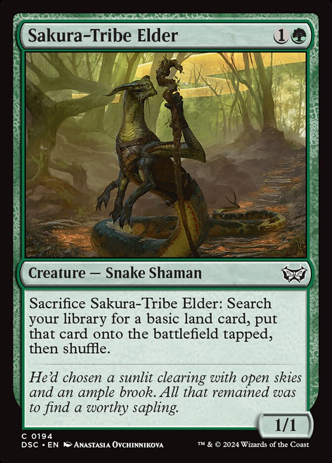 Sakura-Tribe Elder 194/40 (Commander: Duskmourn: House of Horror)  | Good Games Morley