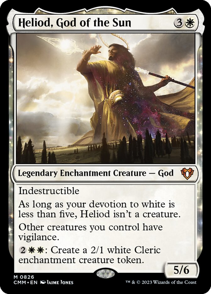 Heliod, God of the Sun 826/451 (Commander Masters)  | Good Games Morley