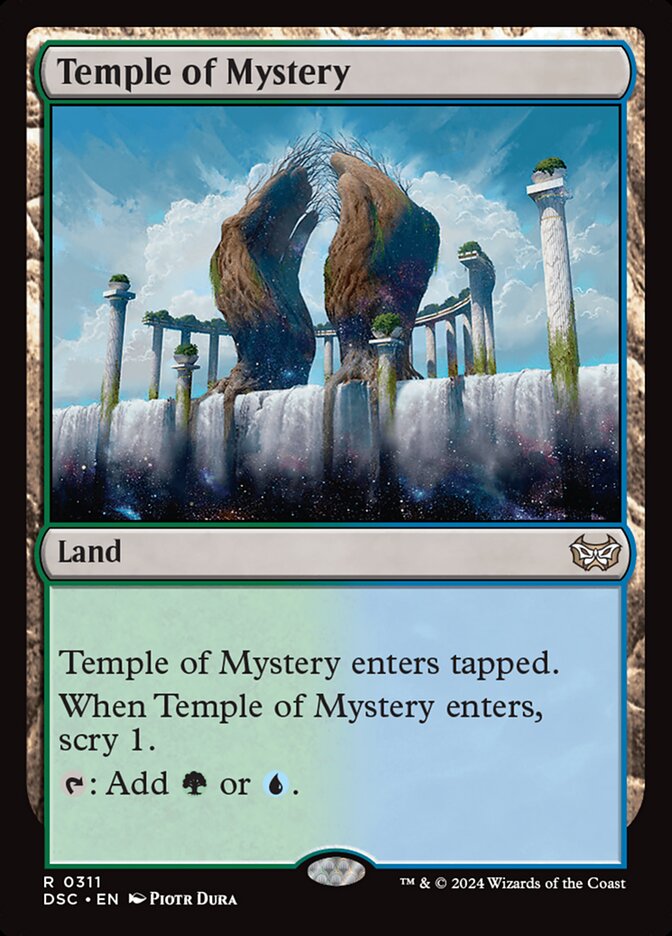 Temple of Mystery 311 (Commander: Duskmourn: House of Horror)  | Good Games Morley