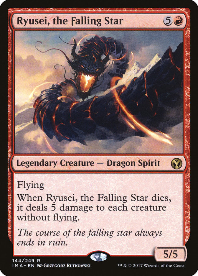 Ryusei the Falling Star 144 (Iconic Masters)  - Foil | Good Games Morley