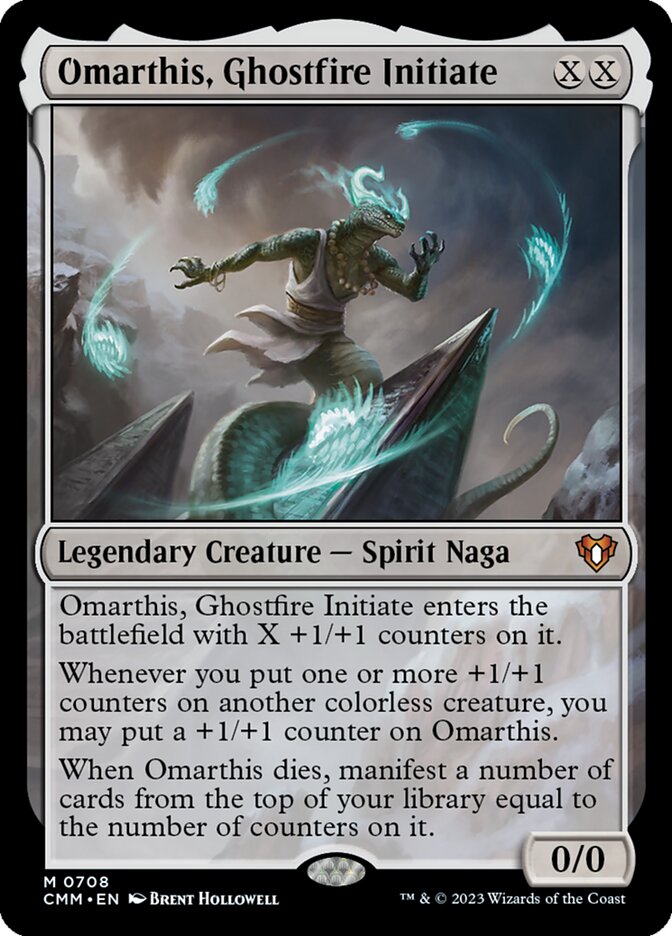 Omarthis, Ghostfire Initiate 708/451 (Commander Masters)  - Foil | Good Games Morley