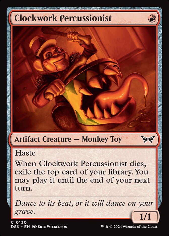 Clockwork Percussionist 130/286 (Duskmourn: House of Horror)  | Good Games Morley