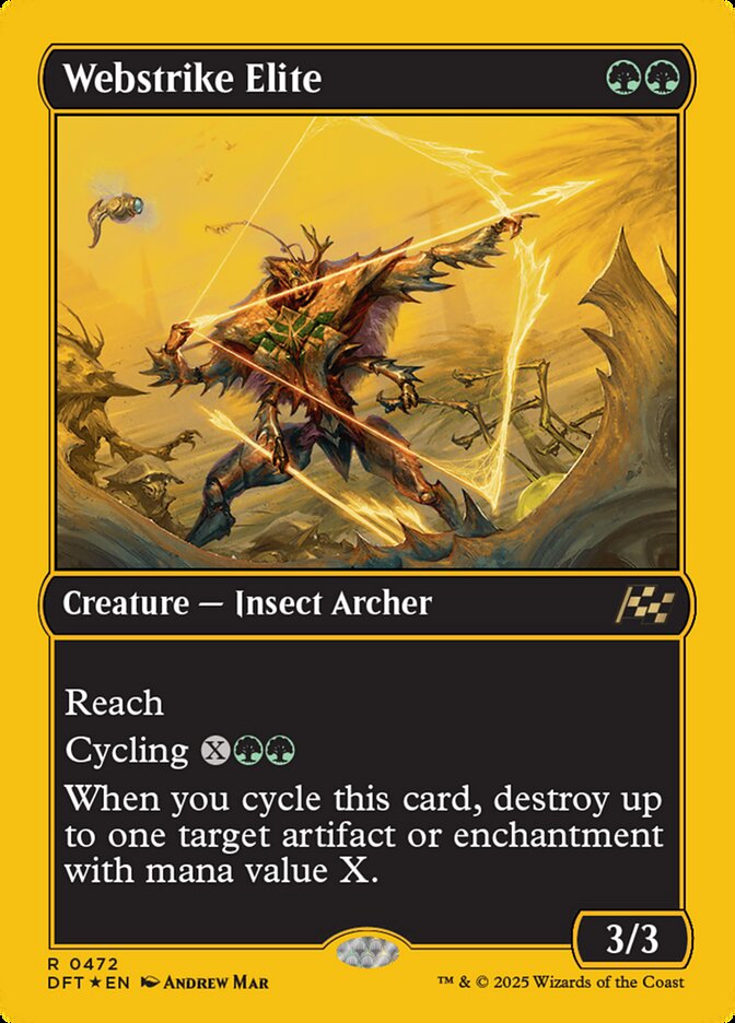Webstrike Elite 472/291 (Aetherdrift)  - First-Place Foil | Good Games Morley