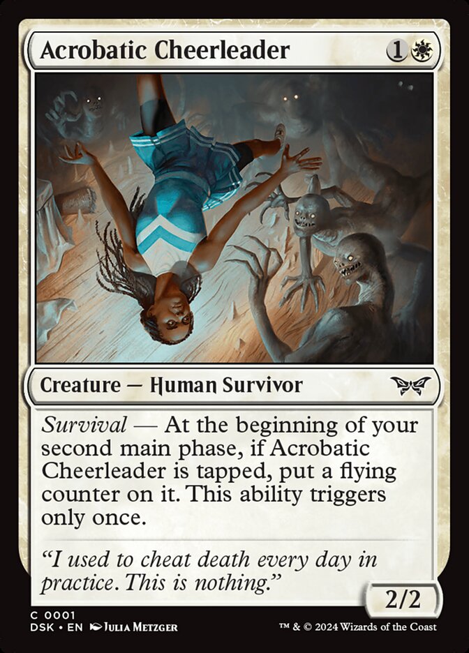 Acrobatic Cheerleader 1/286 (Duskmourn: House of Horror)  | Good Games Morley