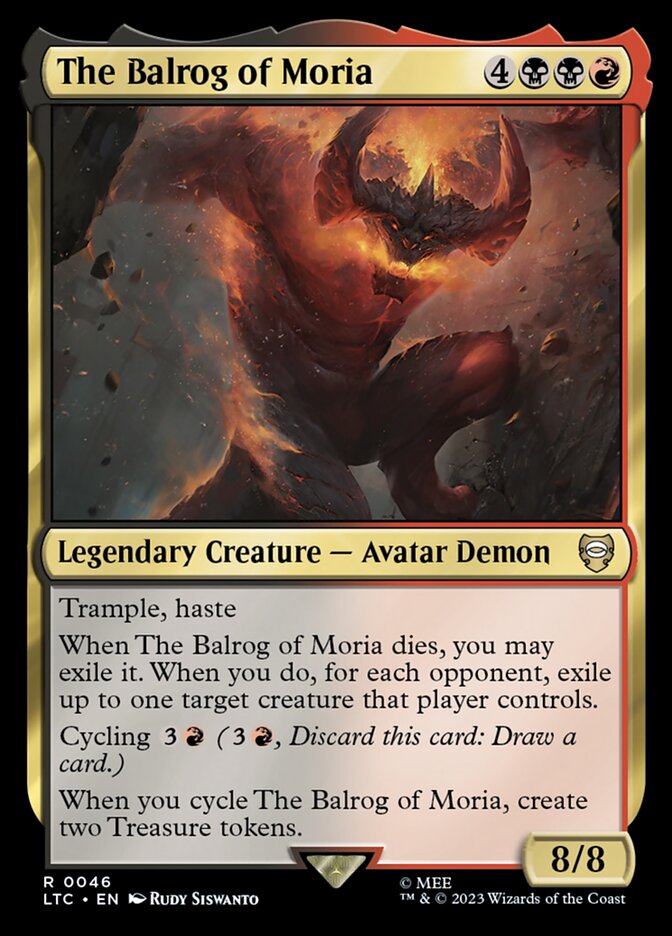 The Balrog of Moria 46 (Commander: The Lord of the Rings: Tales of Middle-earth)  | Good Games Morley