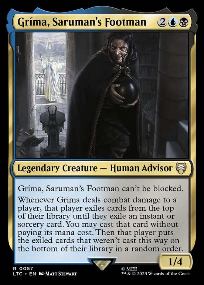 Grima, Saruman's Footman 57 (Commander: The Lord of the Rings: Tales of Middle-earth)  | Good Games Morley