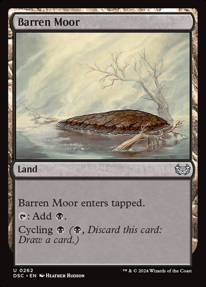 Barren Moor 262 (Commander: Duskmourn: House of Horror)  | Good Games Morley