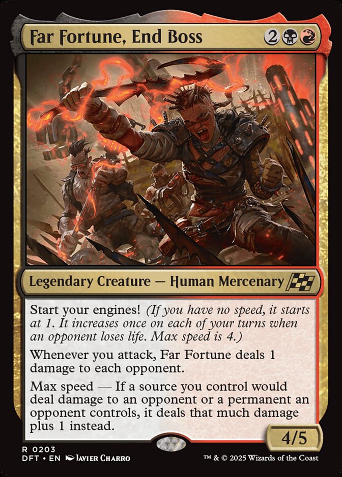 Far Fortune, End Boss 203/291 (Aetherdrift)  - Foil | Good Games Morley
