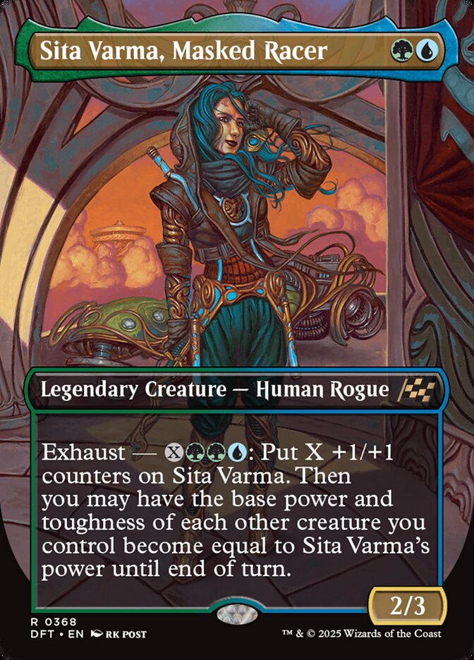 Sita Varma, Masked Racer 368/291 (Aetherdrift)  - Borderless Foil | Good Games Morley