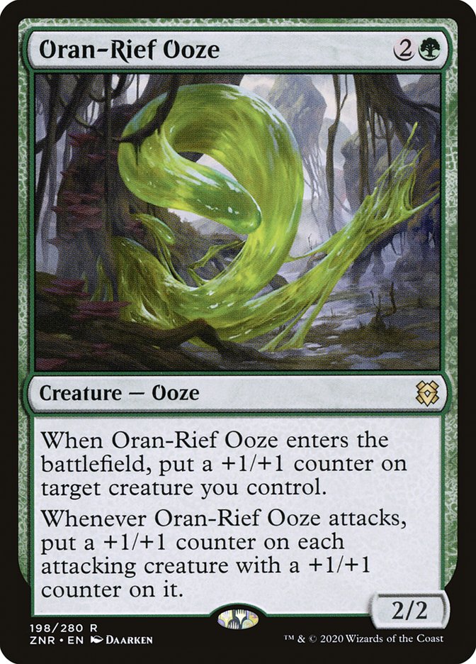 Oran-Rief Ooze 198/280 (Zendikar Rising)  - Foil | Good Games Morley