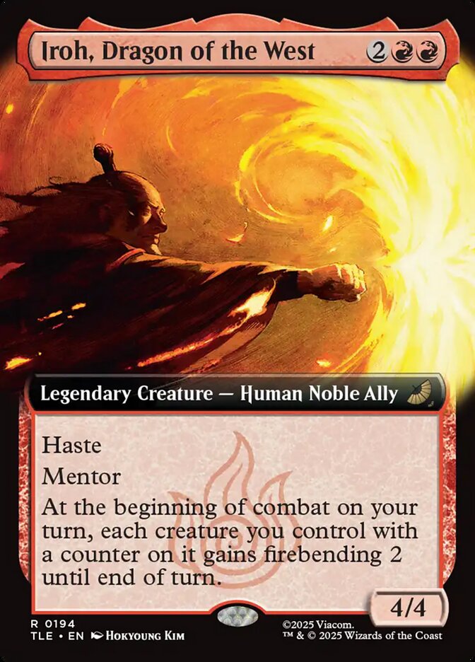 Iroh, Dragon of the West 194/317 (Avatar: The Last Airbender: Eternal-Legal)  - Extended Art Foil | Good Games Morley